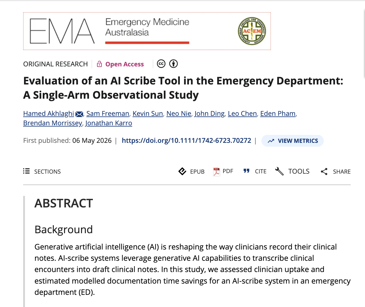 Research publication